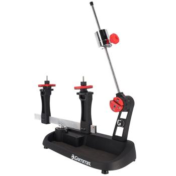 Preview: Gamma Momentum 2 tabletop stringing machine in rear view